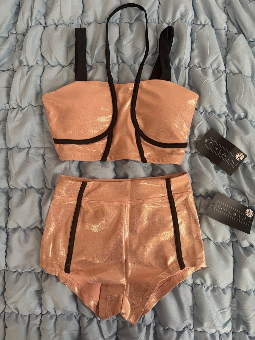 Oh La La Dance wear Set - AXS Rose Gold